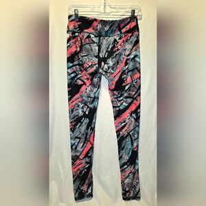 Fabletics Kids Colorful Brushstroke Leggings